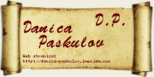 Danica Paskulov vizit kartica